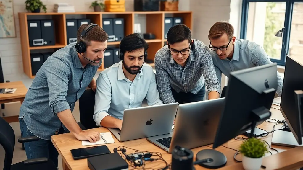 Computer repair technicians