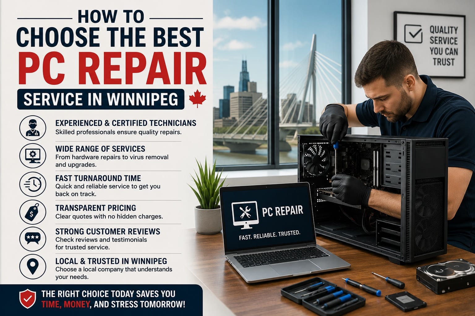 How to Choose the Best PC Repair Service in Winnipeg